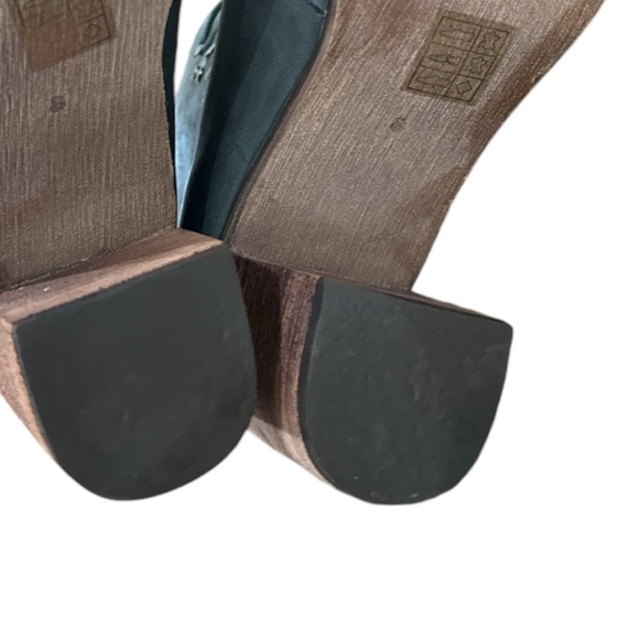 Jeffrey Campbell Ibiza Last Bradley Heeled Ankle Boot Dark Gray Green EUC Size 8 - Picture 8 of 10